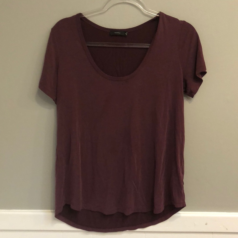 Maroon tee